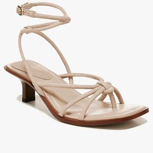 Never worn brand new beige ankle strap pumps